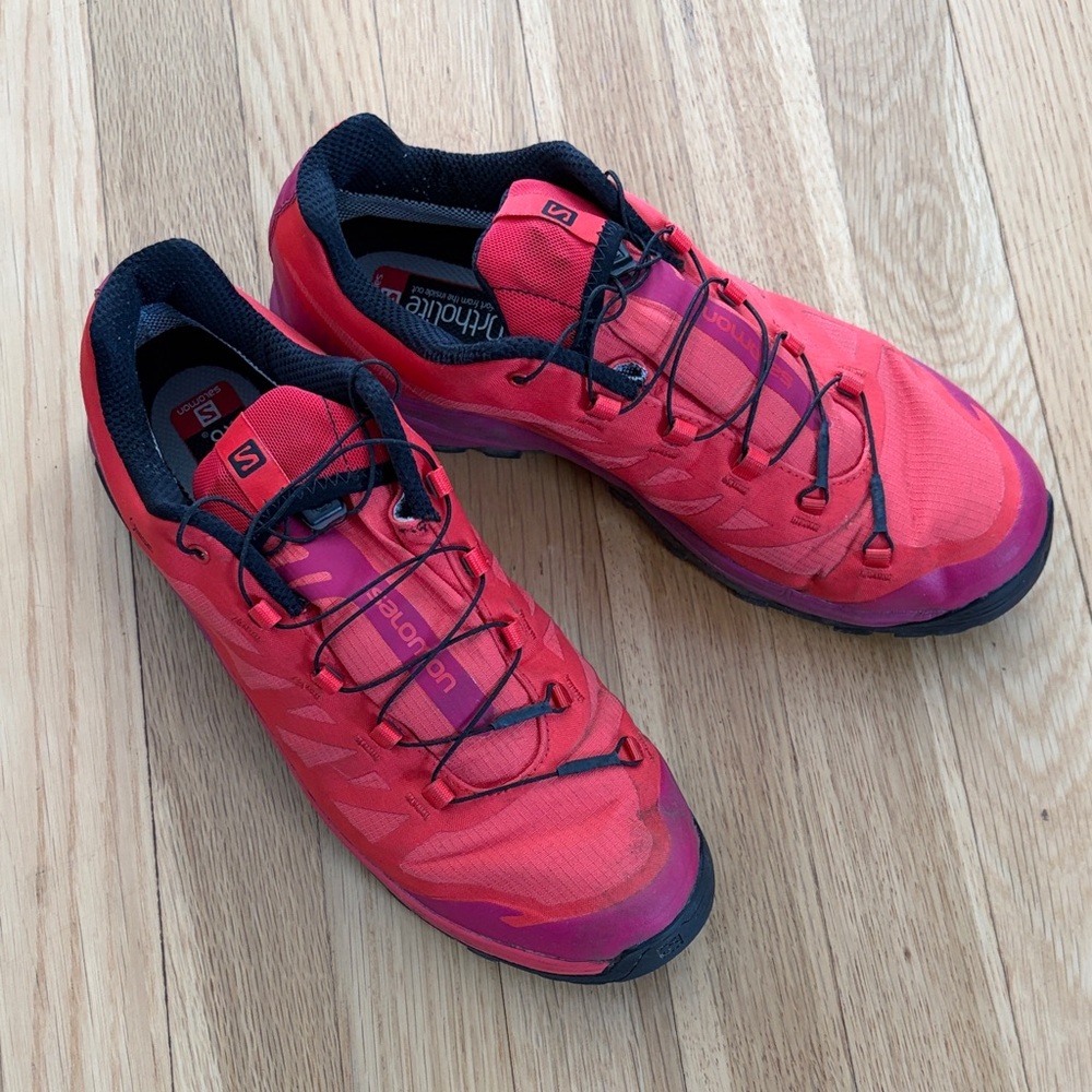 Salomon Women’s Vibrant Red Athletic Shoes